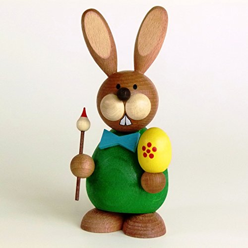 Paul Ullrich OSTERHASE stehend mit Pinsel & Ei / ca. 12 cm