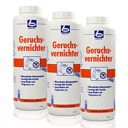 3x Dr. Becher Geruchsvernichter 750 g - beseitigtle Gerüche