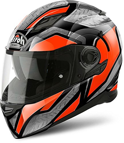 Airoh Helm Movement S Steel Orange Gloss Xl