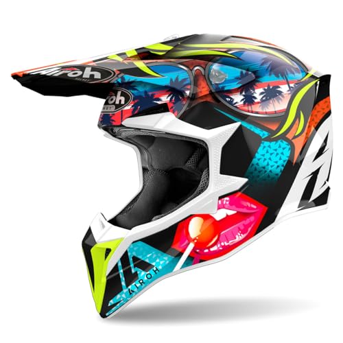 AIROH Motocross Helm Wraaap mehrfarbig WRAL35 Größe XXL
