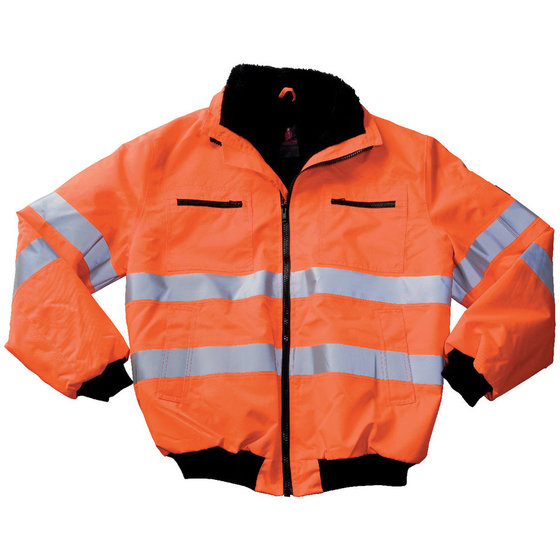 MASCOT® - Pilotjacke St. Moritz, 100 % Polyester (PES), 240 g/m², orange, Größe4XL