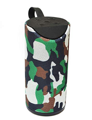 Tragbarer Bluetooth Lautsprecher Soundbox Soundstation Musikbox Radio MP3 SD USB, Farbe: (Camouflage)