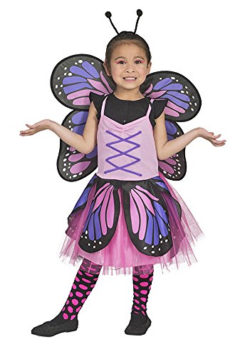 Schmetterling Belle Kostüm für Mädchen - Pink 5-8 Jahre