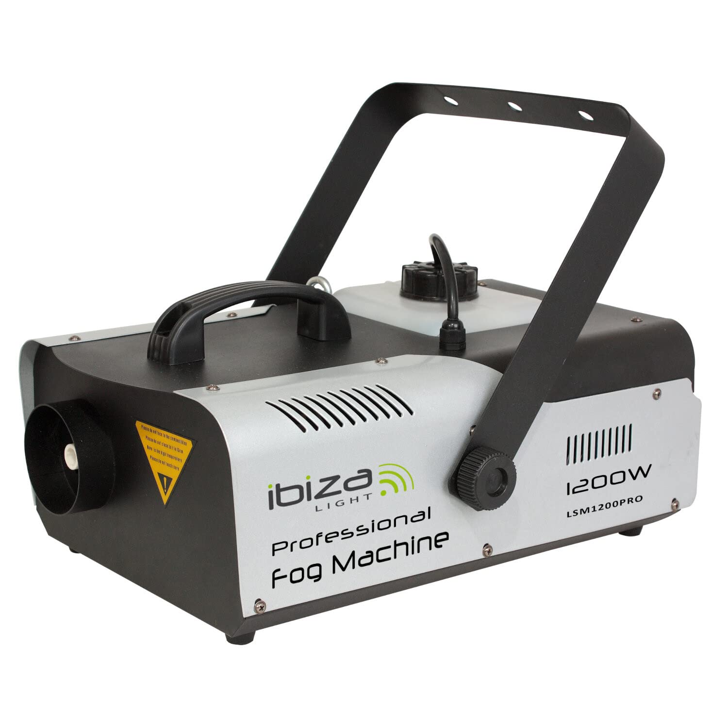 Ibiza - LSM1200PRO - Professionelle 1200W Nebelmaschine programmierbar mit DMX und Fernsteuerung - Schwarz