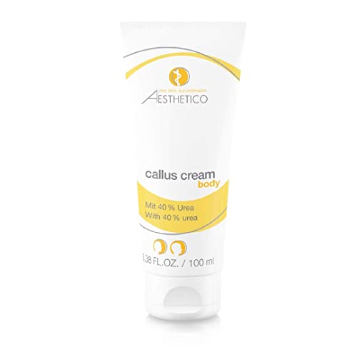 AESTHETICO callus cream - Funktionscreme gegen starke Hornhaut, Schrundencreme mit Urea (2 x 100 ml)