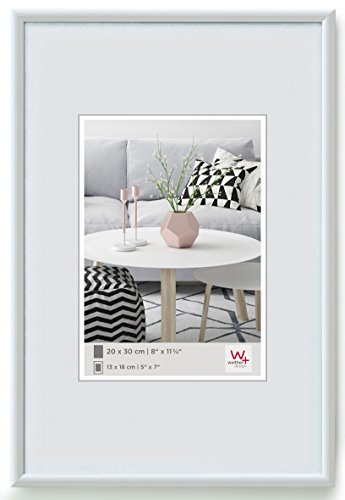 walther design KW550H Galeria Plastic Picture Frame, 60 x 60 cm (23.50 x 23.50 inch), White Bilderrahmen, Plastik, Weiß