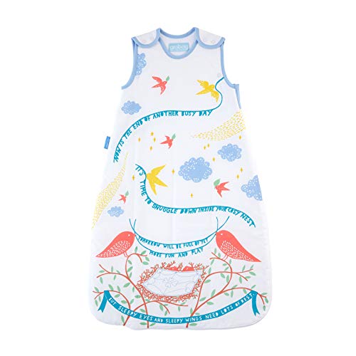 The Gro Company Rob Ryan Summers Day Grobag Baby-Schlafsack, 0-6 Monate, 2,5 Tog
