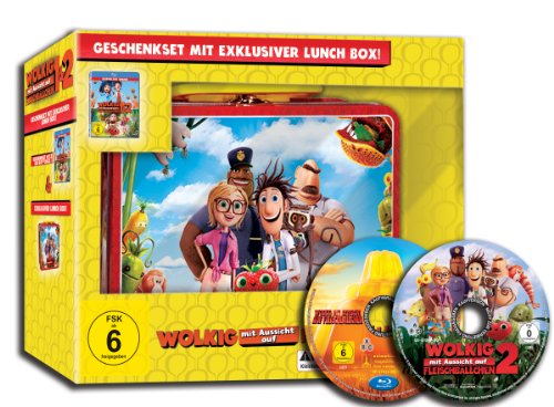 Lunch Box Edition: Wolkig mit Aussicht auf Fleischbällchen 1 und 2 (limitiert und exklusiv bei Amazon.de) [Blu-ray] [Limited Edition]