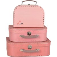 Egmont Toys E530139 - Set mit 3 Koffern, rosa Pilz, Dekoration für Kinder