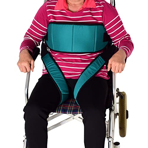 Rollstuhl-sicherheitsgurt, 360°-schutz Verstellbarer Gurt Für Rollstuhl Mit Schnalle & Beingurt, Multifunktionale Rollstuhl Kabelbaumgurt Für ältere Kinder Patienten Zu Kümmern,Green
