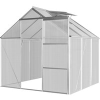 FLORAWORLD Gewächshaus »Grow«, BxH: 190 x 193 cm, Aluminium/Kunststoff - transparent