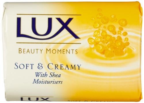 Lux Waschstück Beauty Moments Soft & Creamy Seife, 6er Pack (6 x 125 g)
