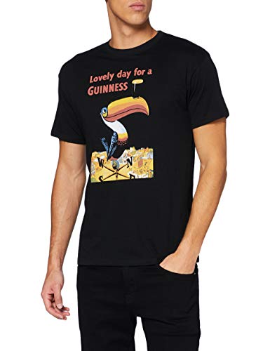 Guinness Herren G1296 T-Shirt, Black, M
