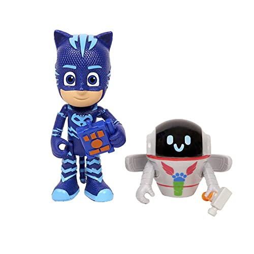 PJ Masks - Packung mit 2 Figuren (Katze und PJ Robot)