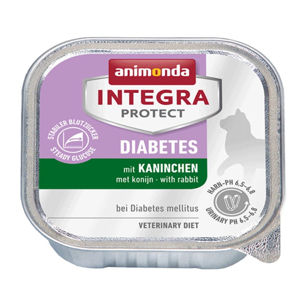 Animonda Integra Protect Cat Diabetes Kaninchen - 16 x 100 g
