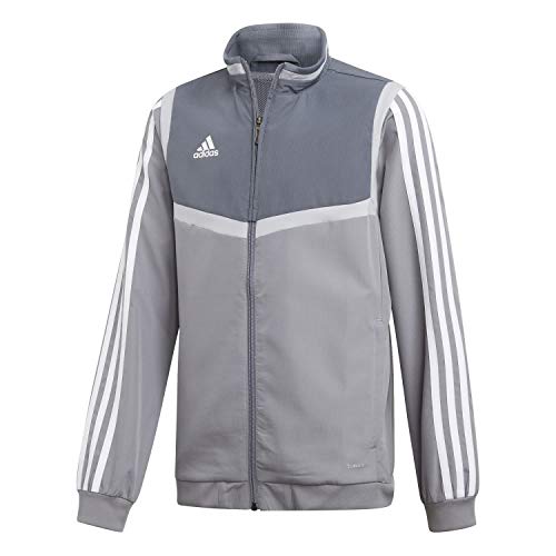 adidas Kinder TIRO19 PRE JKTY Sport Jacket, Grey/White, 1112Y