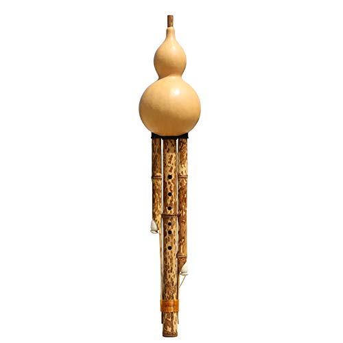 Hulusi Chinesische traditionelle Kürbisflöte Hulusi Professionelles Performance-Instrument (Größe : B-Taste) (C-Schlüssel)
