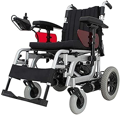 Elektrischer Rollstuhl-Roller Aluminiumlegierung Faltbarer nicht aufblasbarer Rollstuhl-unterstützter Rollstuhl für ältere Menschen