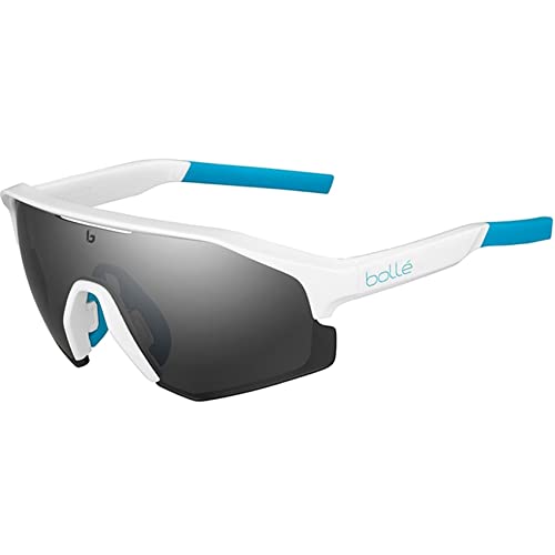 Bollé Unisex – Erwachsene Shifter Sonnenbrillen Large, White Shiny