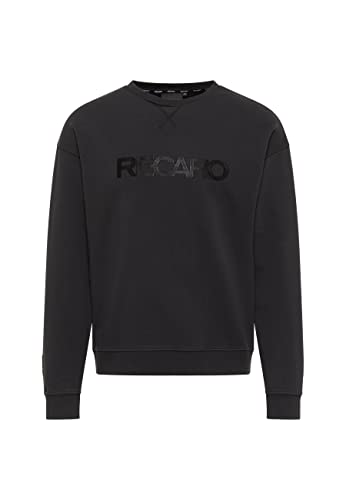 RECARO Sweatshirt Originals | Herren Pullover, Rundhals | 100% Baumwolle | Made in Europe, Farbe:Anthracite, Größe:XS