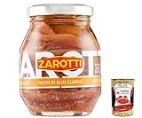 6x Zarotti Filetti di Alici, Classic Sardellenfilets in Sonnenblumenöl 140g + Italian Gourmet polpa 400g