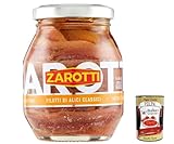 6x Zarotti Filetti di Alici, Classic Sardellenfilets in Sonnenblumenöl 140g + Italian Gourmet polpa 400g