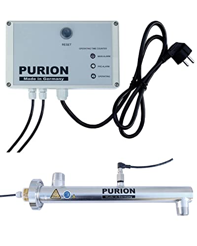 PURION 1000 Aufbereitung von Trinkwasser mit UV Anlage bis 1.000 l/h (PURION 1000 110-240V mit Sensorüberwachung)