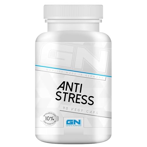 GN Laboratories Anti Stress Kapseln (90 Kapseln) – Natürliche Adaptogene & Vitamine – mit Rhodiola Rosea und Ashwagandha – Made in Germany