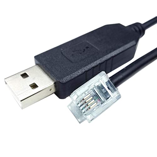 PC-Verbindungskabel für Celestron Nexstar eq6 FTDI USB auf RJ11 6p4c 6p6c Hand-Controller RS232 Seriell Konverterkabel