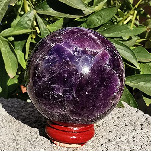65mmNatural Dreamy Amethyst Sphere Quarz Kristallkugel-55mm