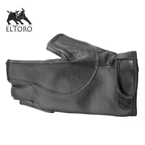 elToro Bogenhandschuh Panther für die Linke Hand (S); Linkshänder Handschuh; Zubehör für den Bogensport, Pfeil und Bogen