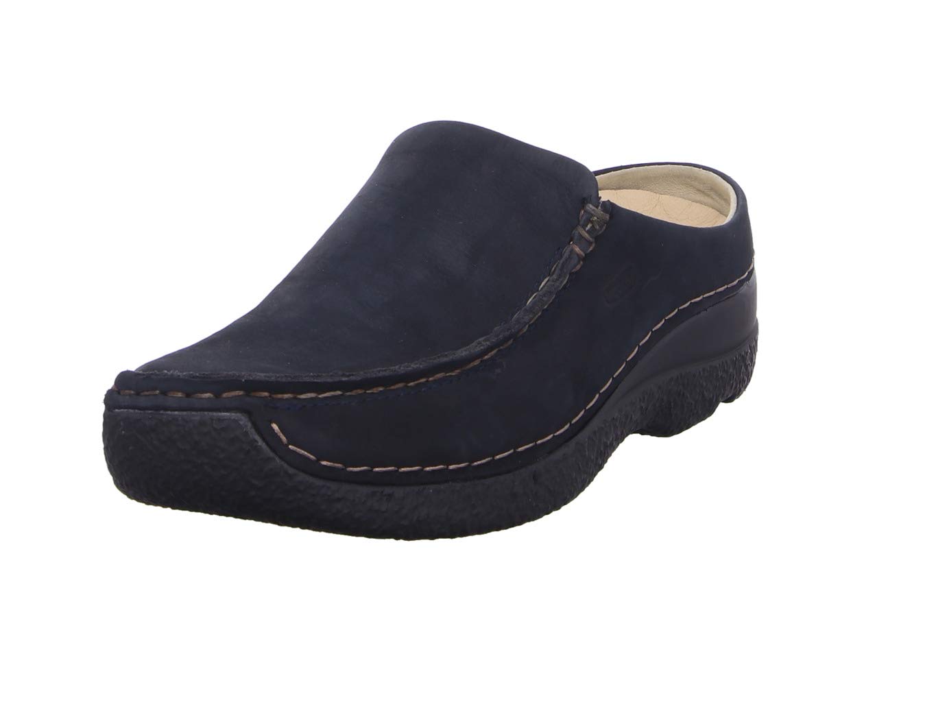 Wolky Comfort Extra Komfort Seamy Slide - 16800 blau Nubukleder - 39