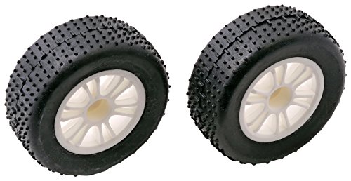 Narrow Spoked Wheels/Tires, white, mounted