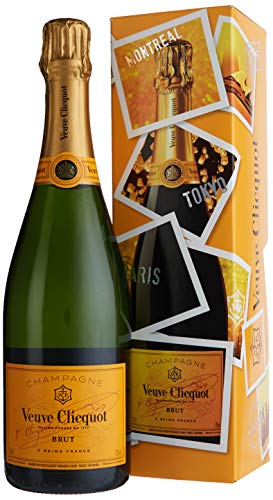 Veuve Clicquot Champagne Brut Yellow Label EOY Edition Champagner (1 x 0.75 l)