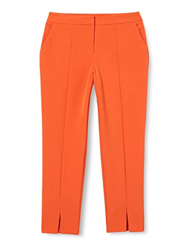 Dorothy Perkins Damen Split Front Pumpkin Hose, Orange (Orange 50), 34 (Herstellergröße: 8)