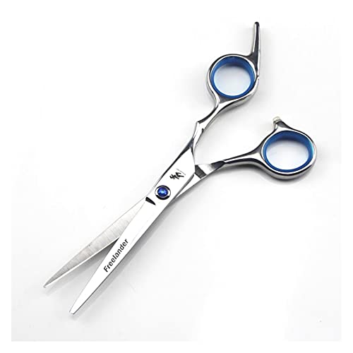Haarschneidscheren 6-Zoll-professionelle Friseurschere Set, Styling-Schere, Friseurschere, dünnerte Schere (Color : Blue cutting)