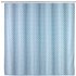 WENKO Anti-Schimmel-Duschvorhang, BxL: 180 x 200 cm, blau/weiß
