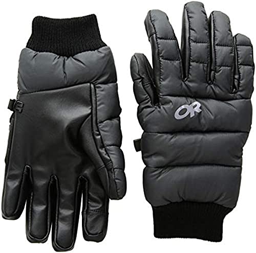 Outdoor Research Damen Transcendent Down Gloves Handschuhe für kaltes Wetter, schwarz, Large