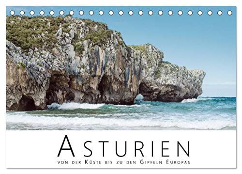 Asturien - Von der Küste bis zu den Gipfeln Europas (Tischkalender 2024 DIN A5 quer), CALVENDO Monatskalender