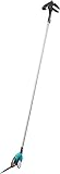 Gardena Comfort Grasschere, langstielig: Rasenschere mit Stiel, rückenschonend, 180° drehbare Schneide, antihaftbeschichtet, Komfortgriff (12100-20)Türkis 127x7.5x25 cm