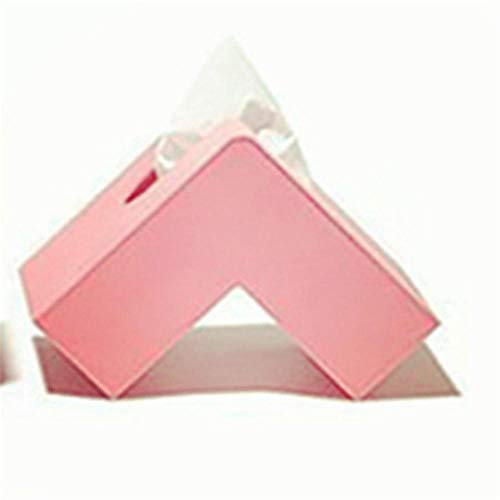 ZXGQF Tissue Box Kunststoff Papier Handtuchhalter Für Zuhause BüroAuto Dekoration Tissue Box Halter, Pink