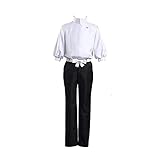 Yuta Okkotsu Cosplay Kostüm weiß Uniform Outfs Hosen vollständiges Set für Herren,White-S