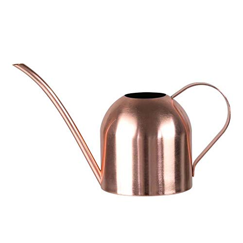 Cratone Gießkanne Klein Metall Edelstahl Garten Mini Gießkanne 500ml Mit Langen Hals Für Pflanzen Zimmerpflanze Patio Pflanzen Hängepflanzen Und Outdoor Gärten Roségold