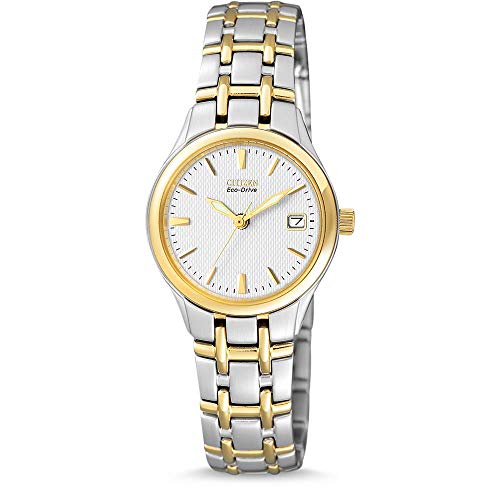 Citizen Damen Analog Quarz Uhr mit Edelstahl beschichted Armband EW1264-50a