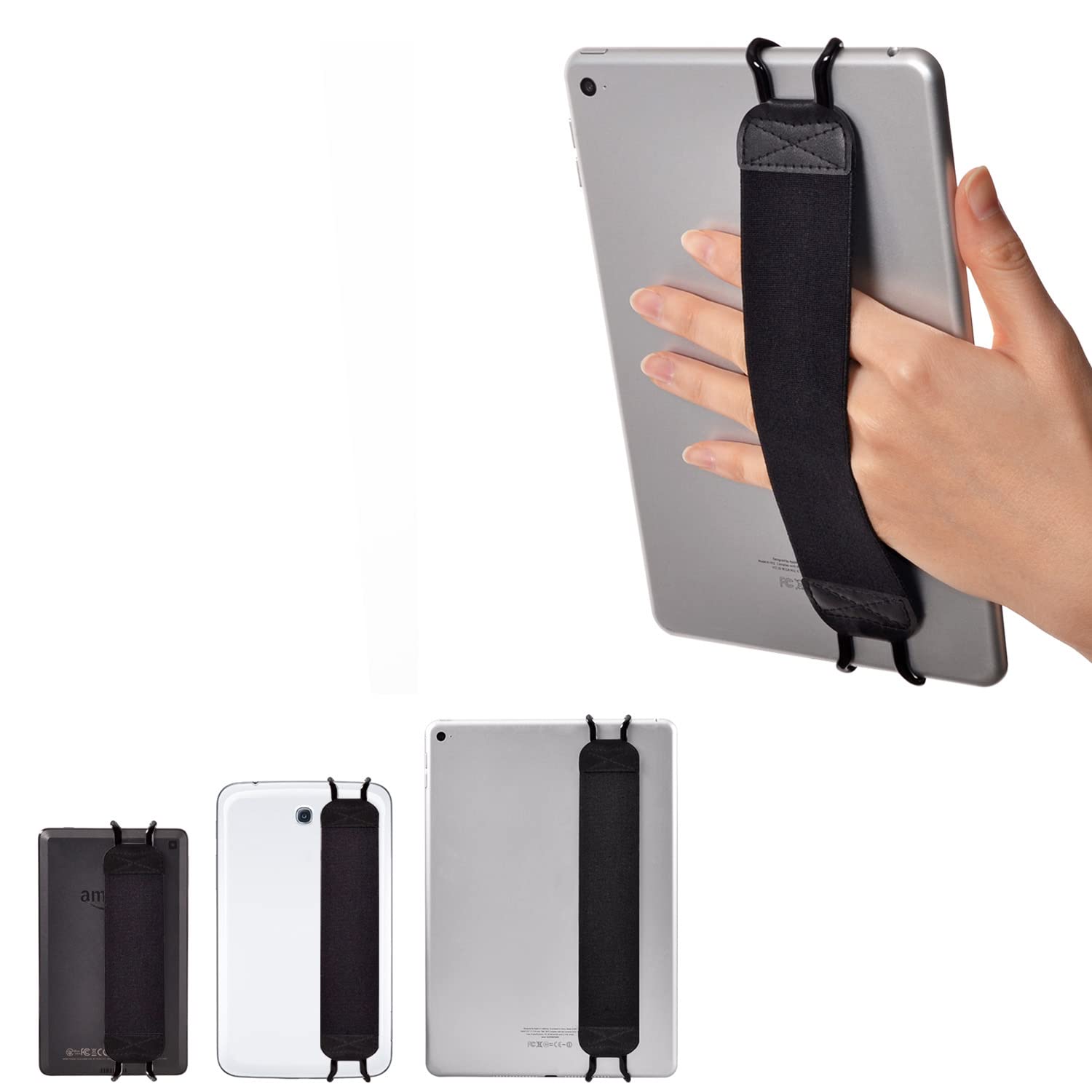 TFY Sicherheit Handschlaufe Halter für Tablets, iPad, E – Apple iPad, iPad 4 (iPad 2 & 3), iPad Air (iPad Air 2), iPad Mini – iPad Pro 24,6 cm – Samsung Galaxy Tab – Google Nexus und Mehr