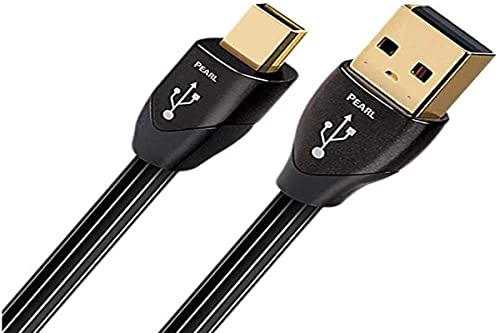 Audioquest Pearl Kabel 0,75 Meter, (USB A, Micro-USB B, 2.0, Stecker/Stecker, Schwarz)