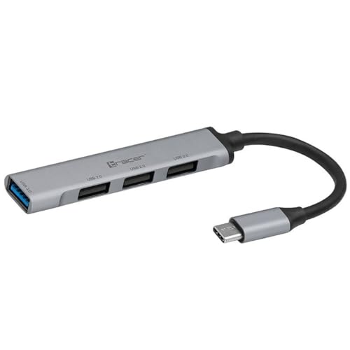 Tracer Hub USB-C 4 Port H40 Aluminium