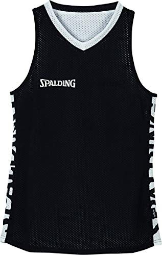 Spalding Womens 300203601_XL T-Shirt, Black,White