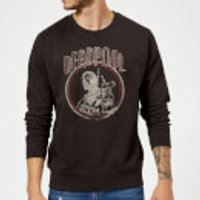 Marvel Deadpool Vintage Circle Pullover - Schwarz - XL - Schwarz