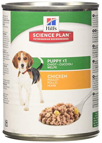 Hills Science Plan Dog Puppy Medium Breed Health & Growth Food for Dogs Chicken Boxes 370 g - Pack of 12